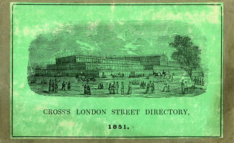 Cross's London Guide 1851